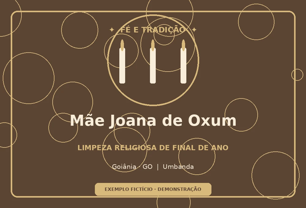 Flyer de Joana de Oxum